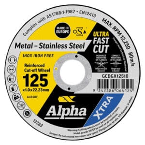 Alpha Cut Off Disc 125x1