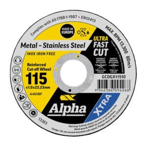 Alpha XTRA Reinforced Cutting Disc 115mm