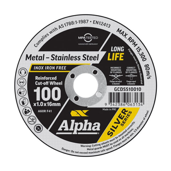 Alpha Cutting Disc 100x1