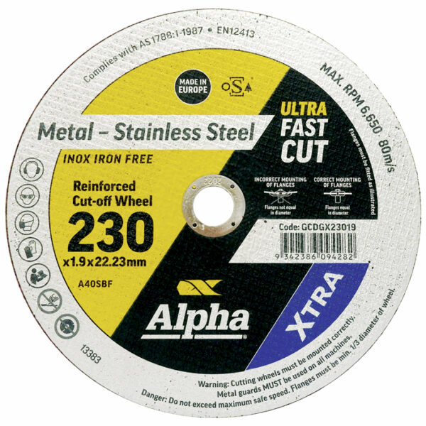 Alpha Cutting Disc 230x1.9