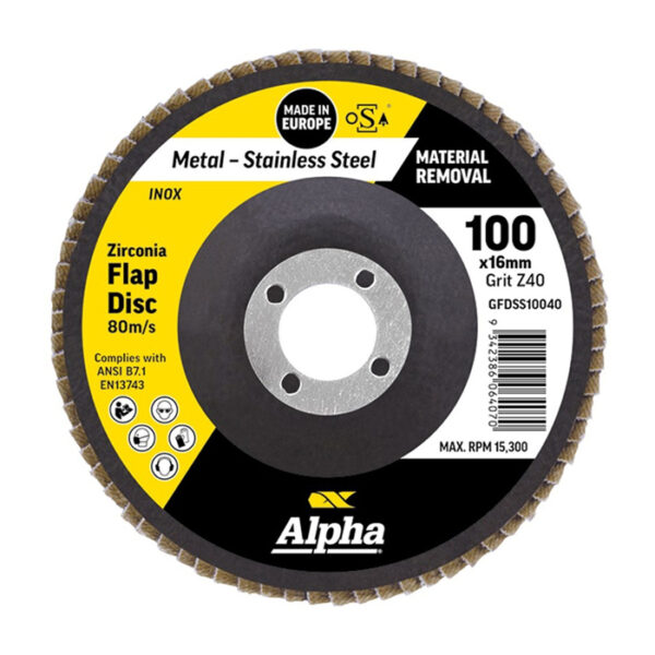 Alpha Flap Disc 100x40