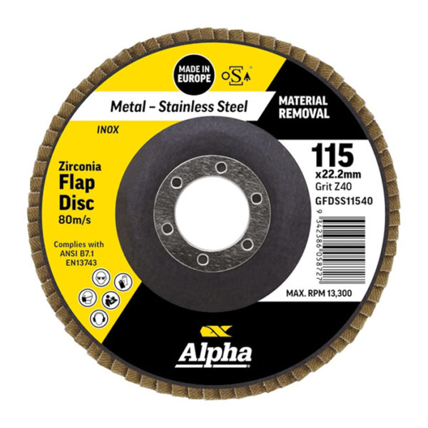 Alpha Flap Disc 115x40
