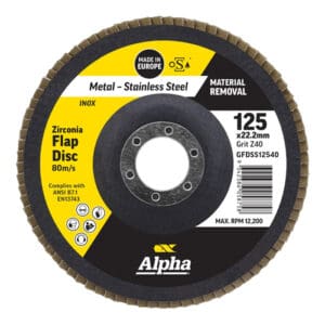 Alpha Flap Disc 125x40