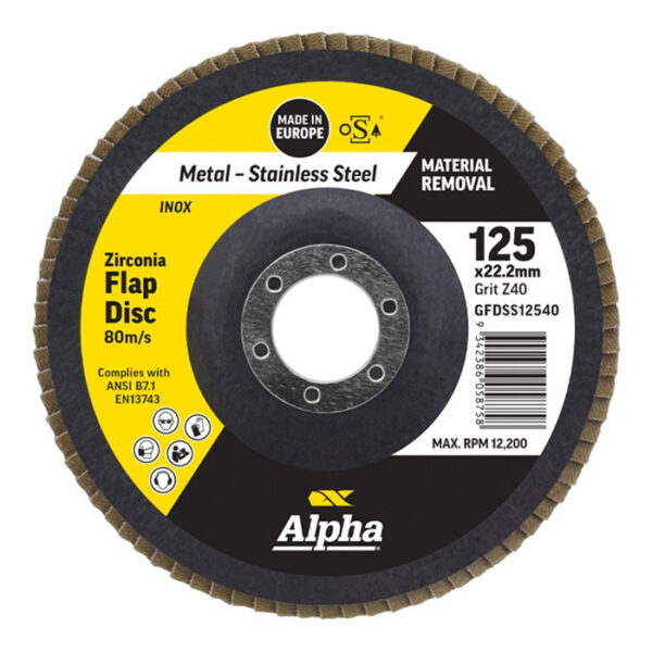 Alpha Flap Disc 125x40