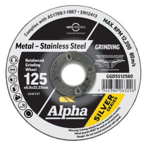 Alpha Grinding Disc Silver Series 125mm