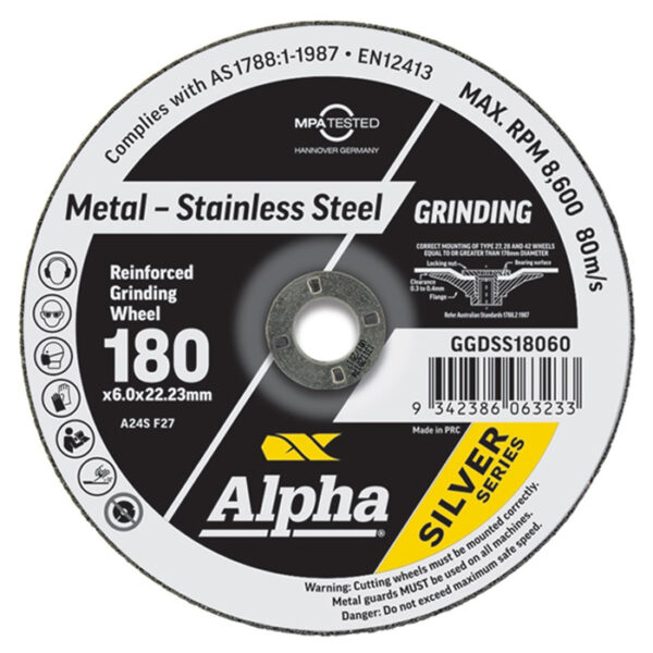 Alpha Grinding Disc 180x6