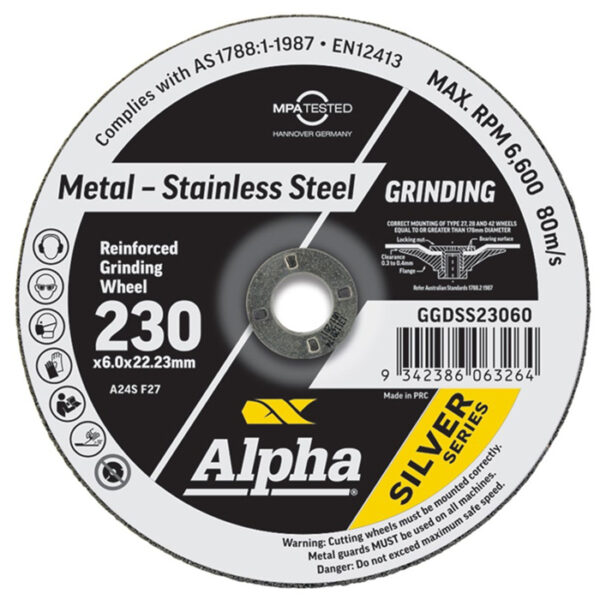 Alpha Grinding Disc 230x6