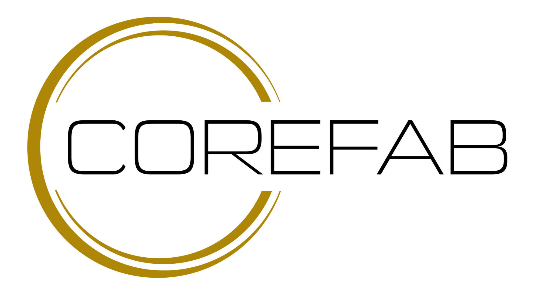 Corefab Gold & Black Logo